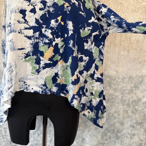 Akemi + Kin Asymmetrical Paint Print Long Sleeve - Small - Picture 5 of 8